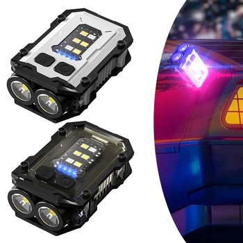 Более яркий COB LED/Двойной брелок/фонарь USB C Перезаряжаемый фонарик для кемпинга/чтения на работе/Аварийно-спасательный фонарик