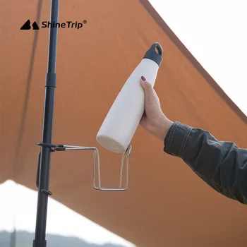Легкая походная палатка PoleOutdoorMultifunctional WaterCup Cup Holder из нержавеющей стали, аксессуары для кемпинга, палатка для кемпинга, Материковый Китай