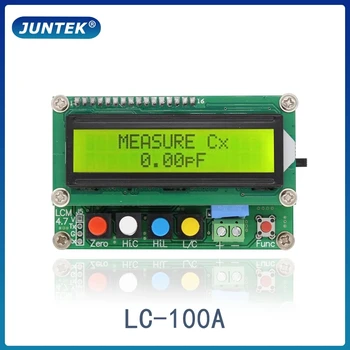 JUNTEK LC-100A Цифровой ЖК-Измеритель емкости и индуктивности LC Meter 1pF-100mF 1uH-100H