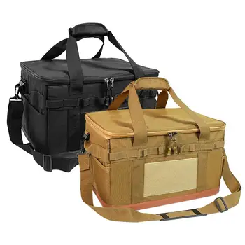 Сумка для хранения кемпинга, 30 л, органайзер для посуды, 600D, сумка для пикника из ткани Оксфорд, спортивная спортивная сумка, органайзер для багажника, рюкзак
