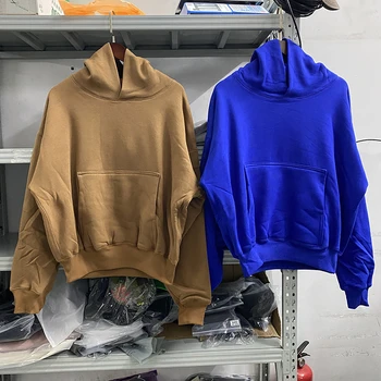 Новая двухслойная толстовка Season 6 для мужчин и женщин, красные, черные, синие, коричневые, фиолетовые пуловеры Kanye West Oversize с капюшоном y2k