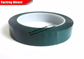 50мм * 66М Односторонняя Клейкая Изолированная майларовая лента для литий-ионного аккумулятора, упаковка, зеленый