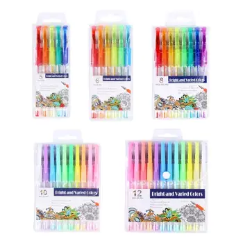 Цветные гелевые ручки, разноцветный наконечник гелевой ручки для ежедневника 