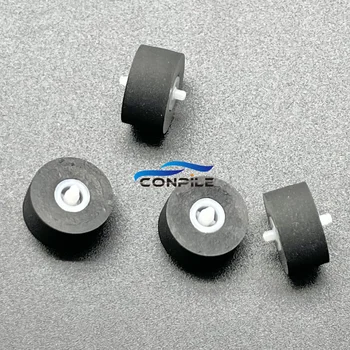4шт 12,5 мм * 6 * 1,5 с осевым колесным ременным шкивом резиновый звуковой прижимной ролик для кассетной деки магнитофона стереоплеера