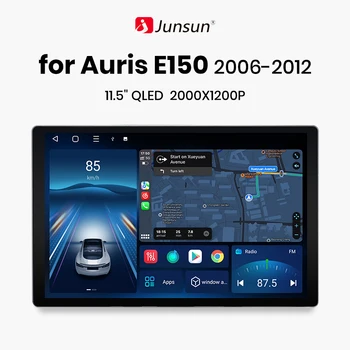 Junsun X7 PRO 11,5 “2K AI Voice Wireless CarPlay Android Auto Автомагнитола для Toyota Auris E150 2006-2012 Мультимедийное радио