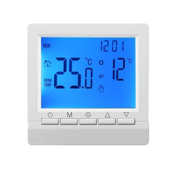Программируемый цифровой термостат с контролем температуры, ЖК-дисплей для обогрева помещения с ЖК-экраном и ЖК-дисплеем