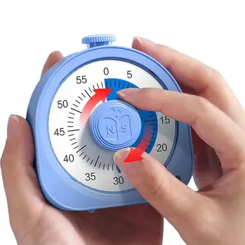 Визуальный таймер обратного отсчета продолжительностью 60 минут, подходящий для детей и взрослых, прочный механический инструмент управления временем